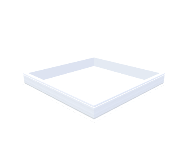PVC-Aufsatzkranz 160x160 cm - Skylux