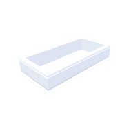 PVC-Aufsatzkranz 45x105 cm - Skylux
