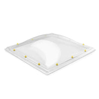 Lichtkuppel 400x400 Klar - Sicht wie Glas
