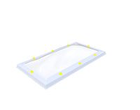 Skylux Lichtkuppel 50x110 cm
