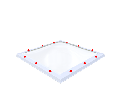 Skylux Lichtkuppel 100x100 cm