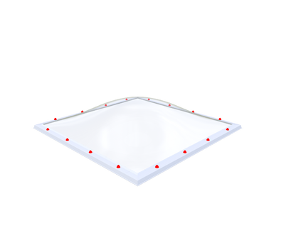 Skylux Lichtkuppel 180x180 cm