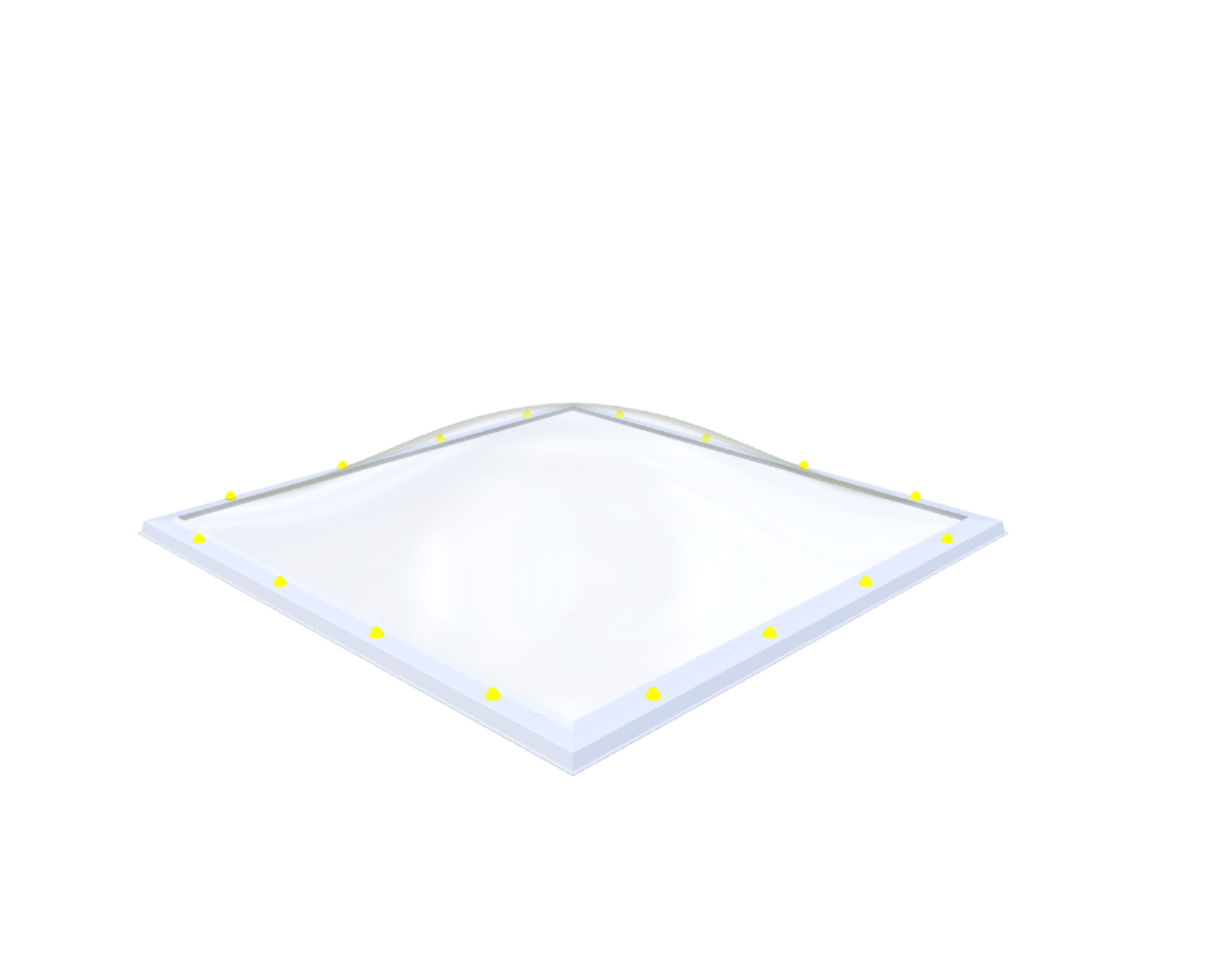 Skylux Lichtkuppel 180x180 cm