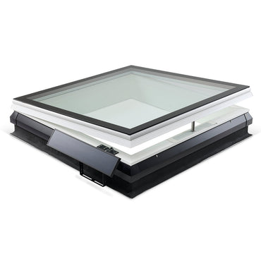 iWindow Flachdachfenster Öffnend mit Solarantrieb - Komplettset 80x170 cm