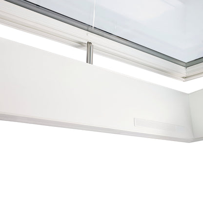iWindow Flachdachfenster Öffnend mit Solarantrieb - Komplettset 90x90 cm