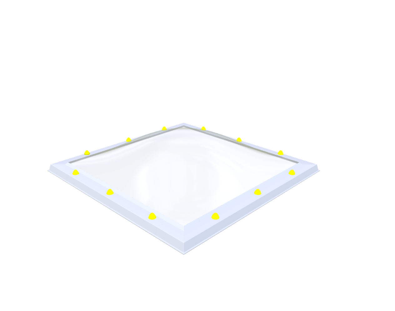 Skylux Lichtkuppel 100x100 cm