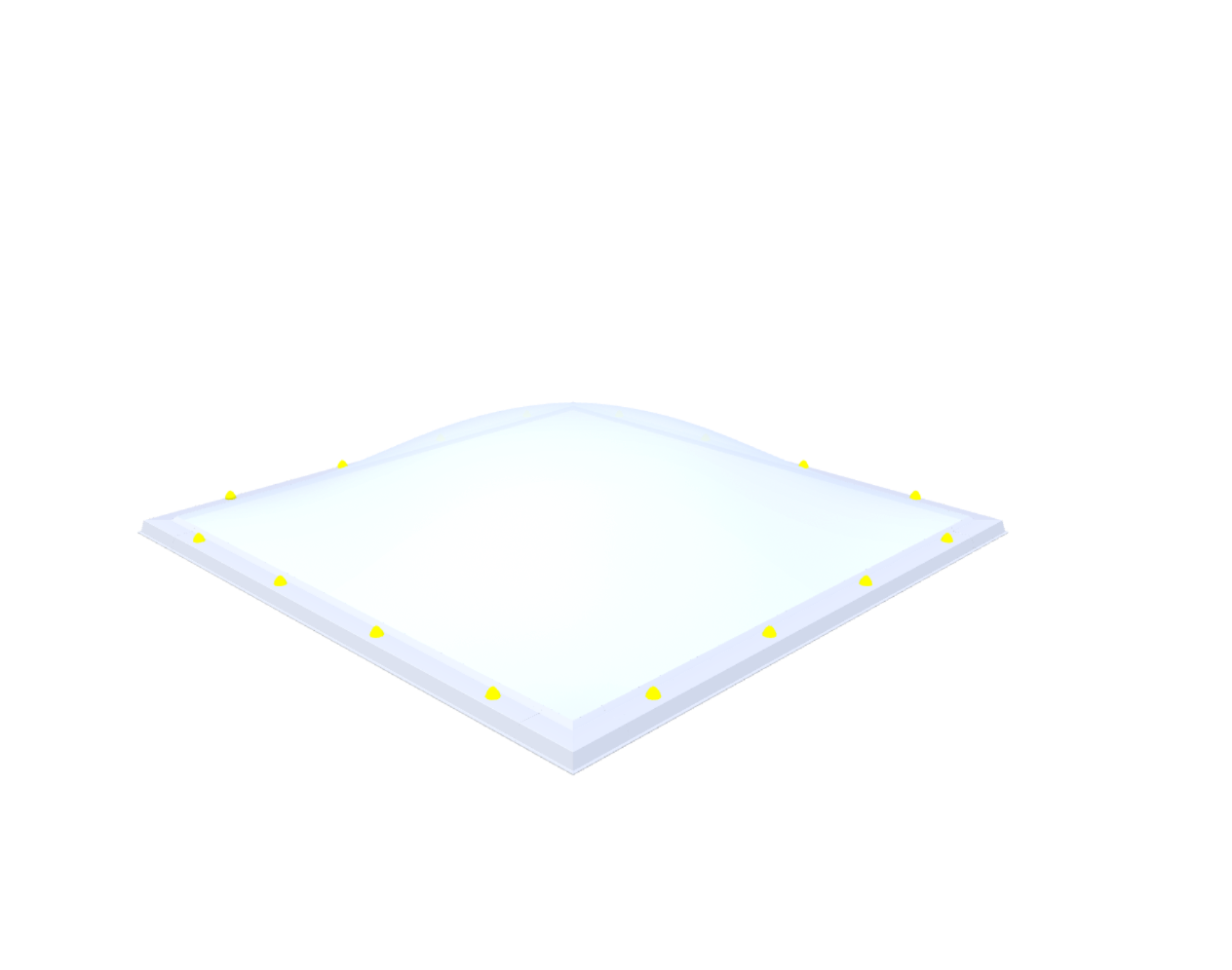 Skylux Lichtkuppel 180x180 cm