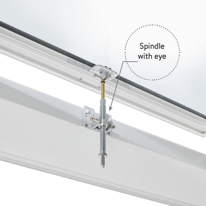 Skylux Flachdachfenster Vitria 80x80 cm