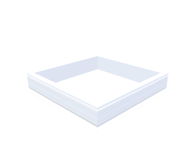 PVC-Aufsatzkranz 100x100 cm - Skylux