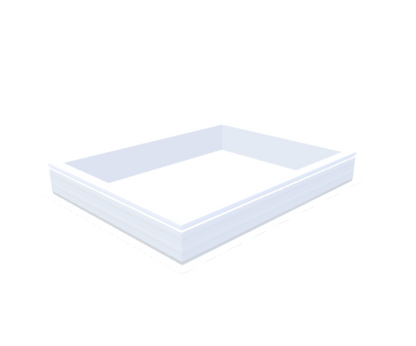 PVC-Aufsatzkranz 100x130 cm - Skylux