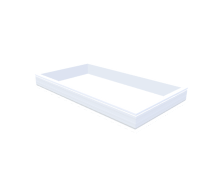 PVC-Aufsatzkranz 100x190 cm - Skylux