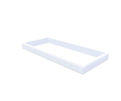 PVC-Aufsatzkranz 100x230 cm - Skylux