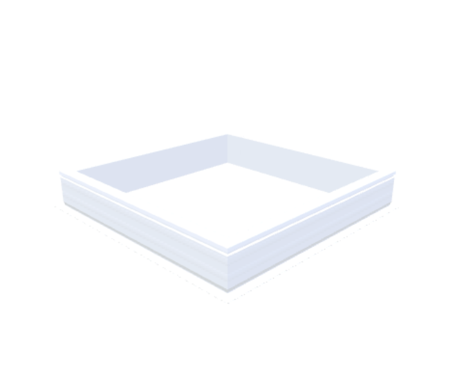 PVC-Aufsatzkranz 110x110 cm - Skylux