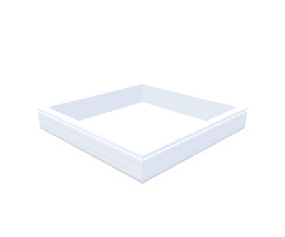 PVC-Aufsatzkranz 110x110 cm - Skylux