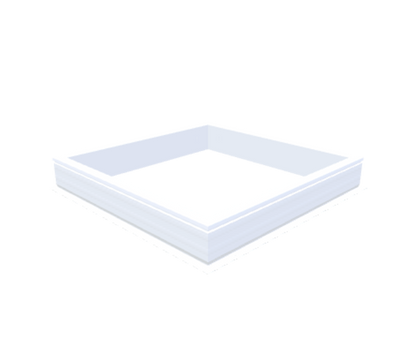 PVC-Aufsatzkranz 120x120 cm - Skylux