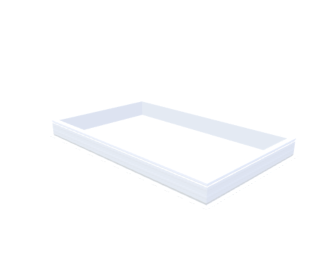 PVC-Aufsatzkranz 130x220 cm - Skylux