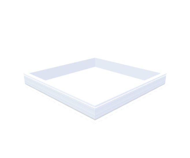 PVC-Aufsatzkranz 155x155 cm - Skylux