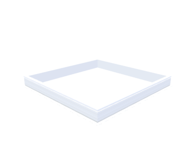 PVC-Aufsatzkranz 180x180 cm - Skylux