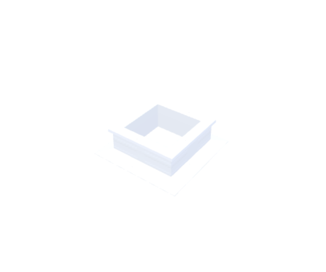 PVC-Aufsatzkranz 30x30 cm - Skylux