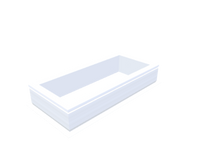 PVC-Aufsatzkranz 40x100 cm - Skylux