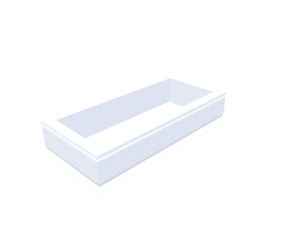 PVC-Aufsatzkranz 40x100 cm - Skylux