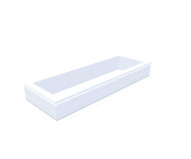 PVC-Aufsatzkranz 40x130 cm - Skylux