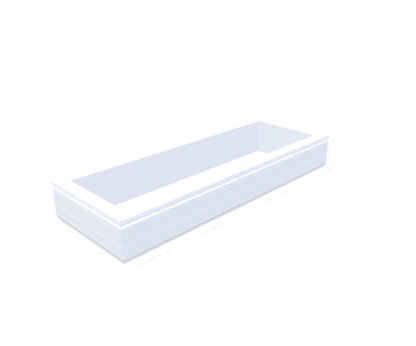 PVC-Aufsatzkranz 40x130 cm - Skylux