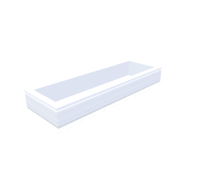 PVC-Aufsatzkranz 40x140 cm - Skylux
