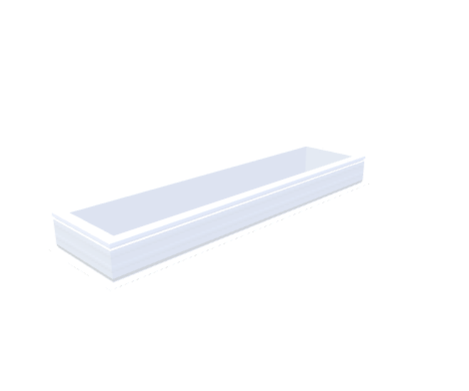 PVC-Aufsatzkranz 40x190 cm - Skylux