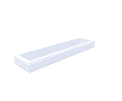 PVC-Aufsatzkranz 40x190 cm - Skylux