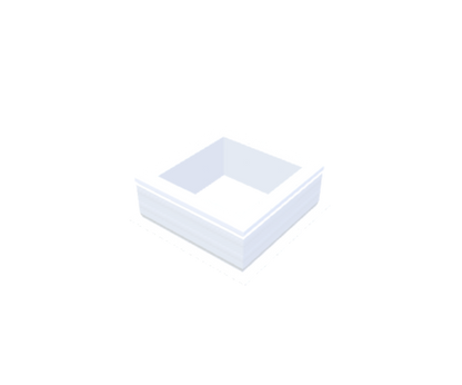 PVC-Aufsatzkranz 40x40 cm - Skylux