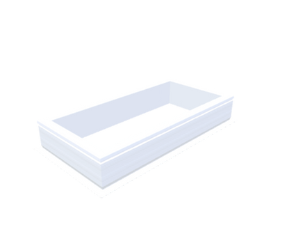 PVC-Aufsatzkranz 50x110 cm - Skylux
