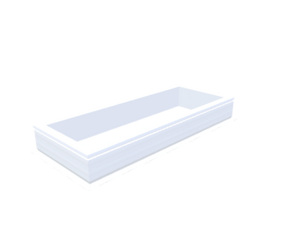 PVC-Aufsatzkranz 50x140 cm - Skylux