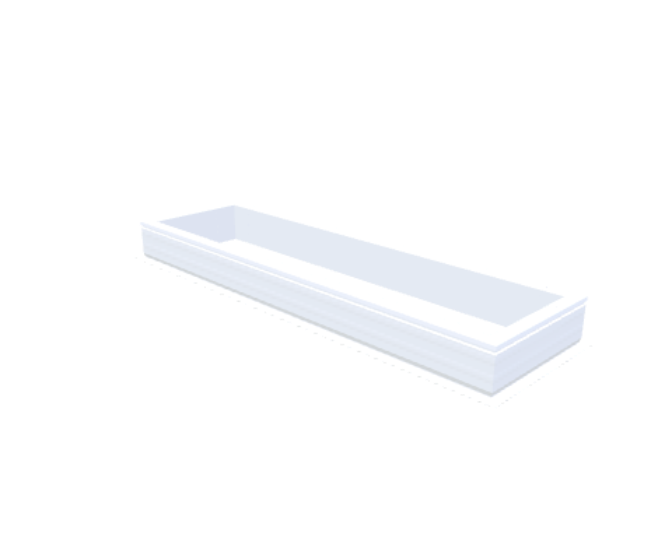 PVC-Aufsatzkranz 50x200 cm - Skylux
