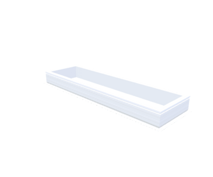 PVC-Aufsatzkranz 50x200 cm - Skylux