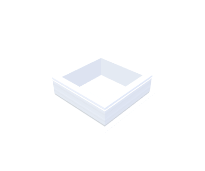 PVC-Aufsatzkranz 50x50 cm - Skylux