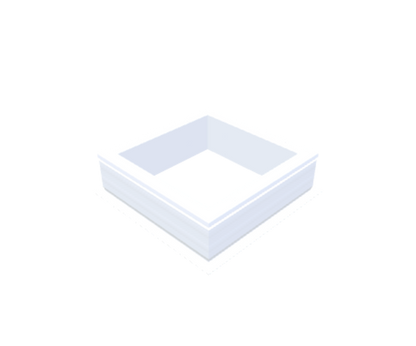 PVC-Aufsatzkranz 55x55 cm - Skylux