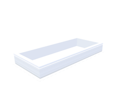 PVC-Aufsatzkranz 60x150 cm - Skylux