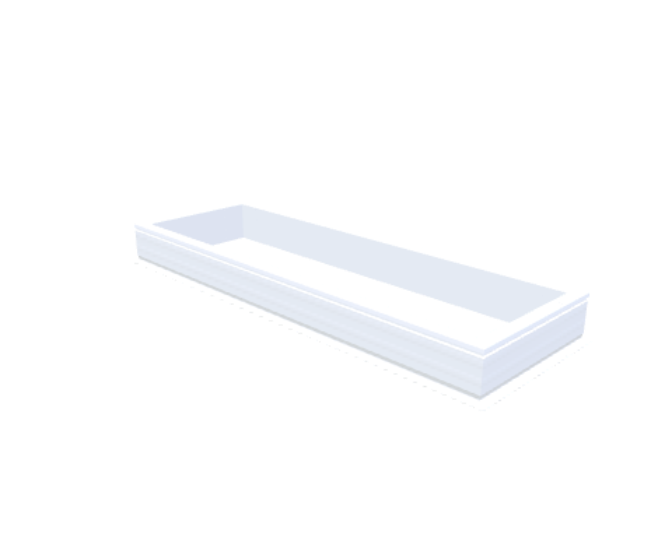 PVC-Aufsatzkranz 60x200 cm - Skylux
