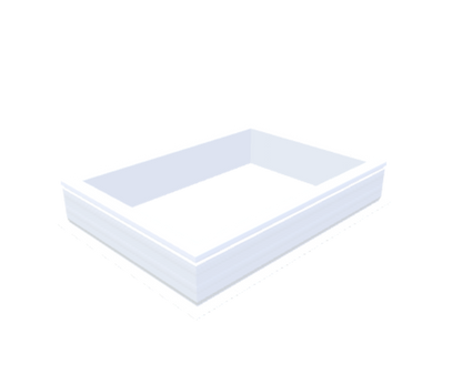 PVC-Aufsatzkranz 70x100 cm - Skylux