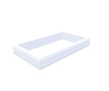 PVC-Aufsatzkranz 70x130 cm - Skylux