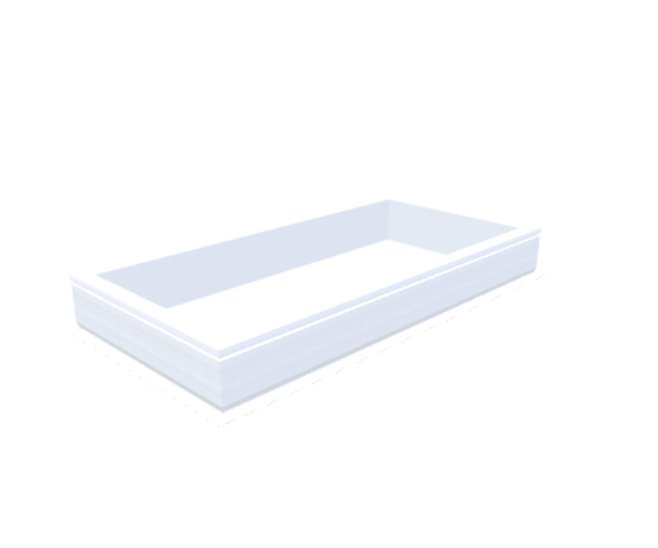 PVC-Aufsatzkranz 70x150 cm - Skylux