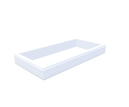 PVC-Aufsatzkranz 70x150 cm - Skylux