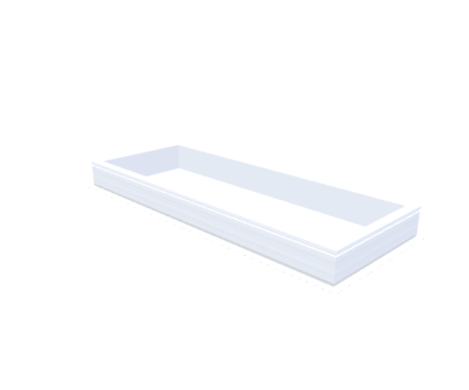 PVC-Aufsatzkranz 70x200 cm - Skylux