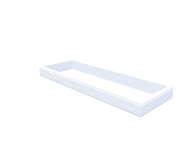 PVC-Aufsatzkranz 70x220 cm - Skylux