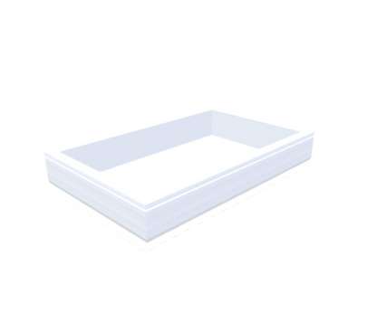 PVC-Aufsatzkranz 75x125 cm - Skylux