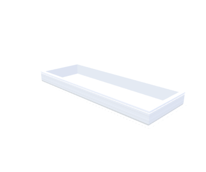 PVC-Aufsatzkranz 75x225 cm - Skylux