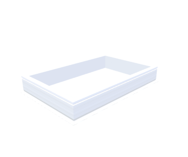 PVC-Aufsatzkranz 80x130 cm - Skylux