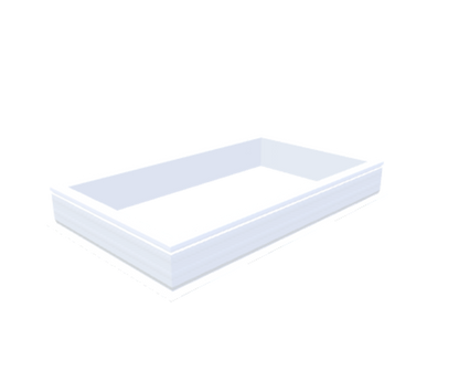 PVC-Aufsatzkranz 80x140 cm - Skylux