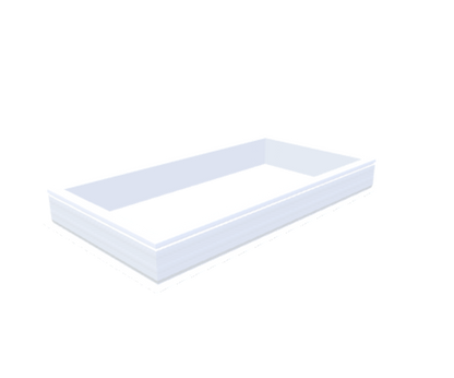 PVC-Aufsatzkranz 80x160 cm - Skylux